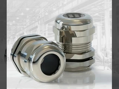 Nikel dilapisi kuningan kabel kelenjar IP68 Waterproof Connector