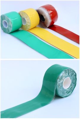 Self Bonding Electrical Rubber Silicone Tape Ketahanan Abrasi