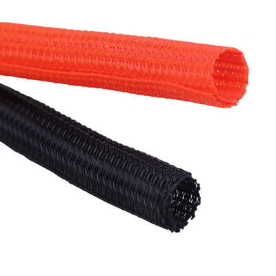 Fireproofing, Abrasion Resistance Polyester Monofilament Self-extinguishing Heat Shrinkable Braided Sleeve