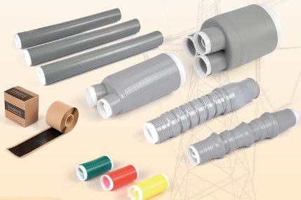 Cold shrink cable joining kit Untuk industri minyak bumi / kimia / tambang Cold shrink cable seal kit