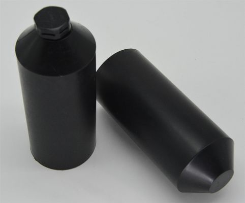 IP67 Hitam Panas Kurangi Kabel End Caps Flammability UL 224 VW-1 Panas Kurangi Wire End Caps