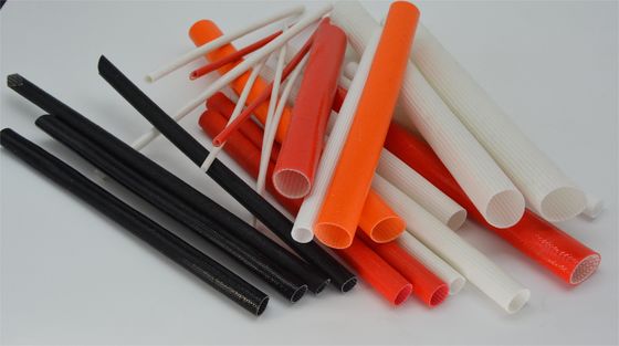 Korosi tahan 1mm 40mm Serat kaca tabung dengan tahan suhu tinggi