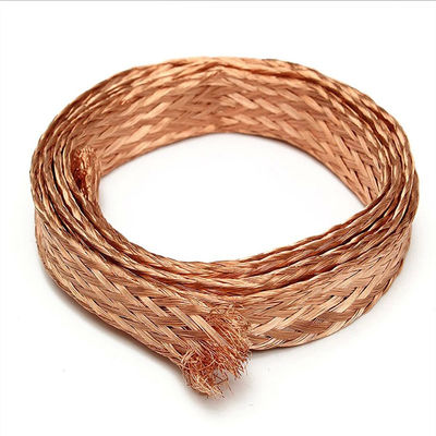 Tin Plated Flexible Copper Braided Connector Korosi Resistance Untuk Peralatan Listrik