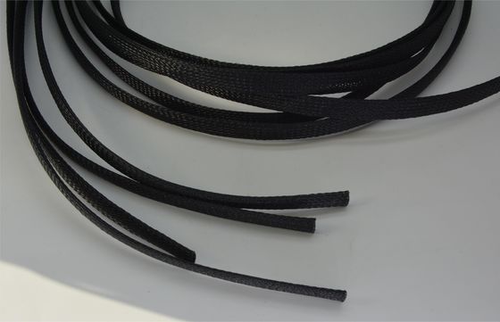 ISO9001 PET Expandable Braided Sleeve Self Extinguishing 60s