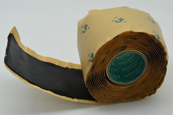 Tape Listrik Self-Adhesive Karet Silikon 6.3N/Cm Resistivitas Volume Tinggi