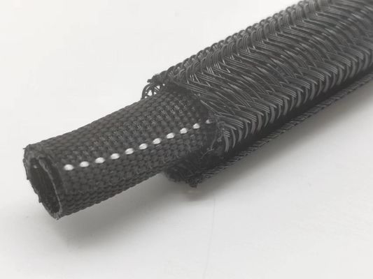 ROHS PET Expandable Braided Sleeve Fire Retardant Grade N5510 / NFPA130
