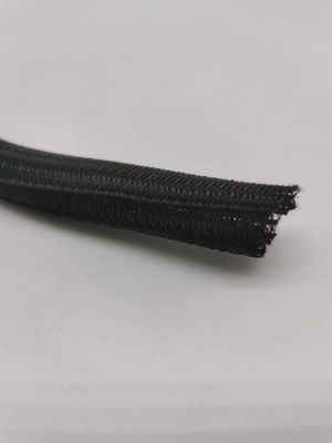 ROHS PET Expandable Braided Sleeve Fire Retardant Grade N5510 / NFPA130