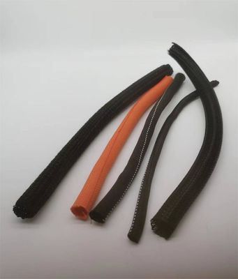 Ketahanan abrasi Self Wrapping Sleeve Pet Braided Sleeve ROHS UL