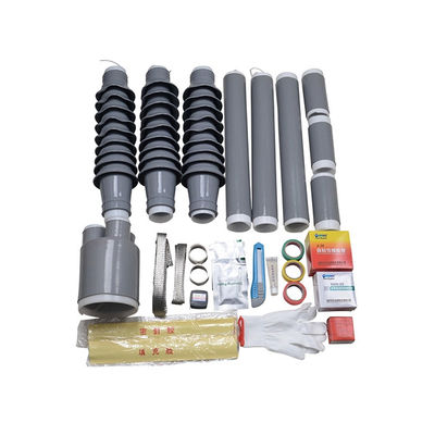 Ketahanan Korosi Kabel Penyusut Dingin Aksesoris Splice Kits 35KV Penghentian Penyusut Dingin