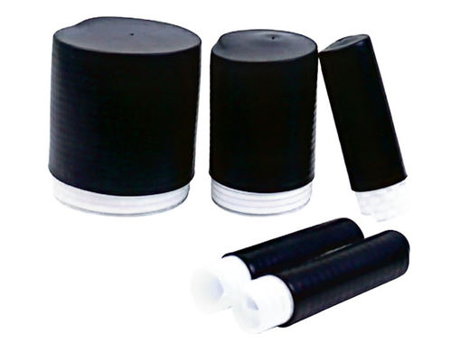 Kabel Karet Silikon Cairan LSR Cold Shrink Termination Kits End Cap Hitam Cold Shrink Splice Kits