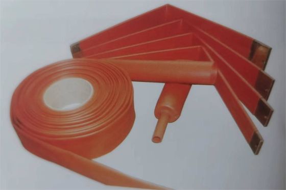 Busbar Tegangan Menengah Silang Polyolefin Tubing Panas Kurangi Tabung Isolasi
