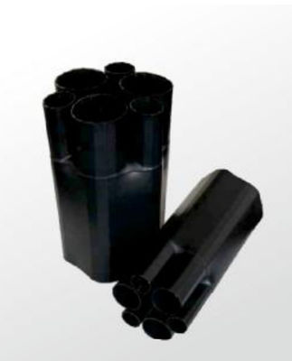RoHS Terisolasi Waterproof Panas Shrinkable 6 Core Breakout Bentuk cetakan