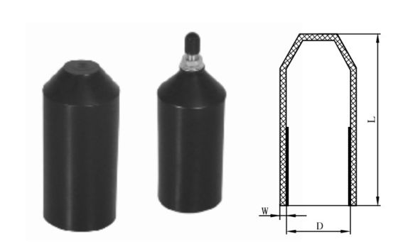 Anti UV RoHS Terisolasi Panas Kemunduran Kabel Cap End Flame Retardant