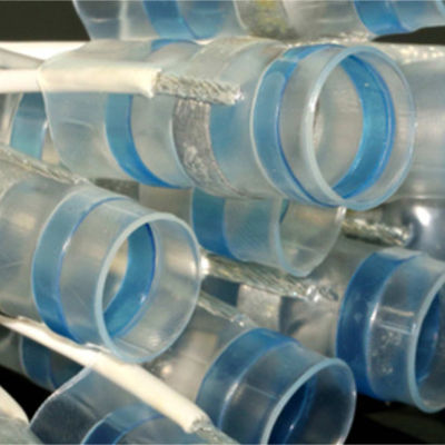 125 derajat Solder Sleeve Device Shield Termination Dengan Lead