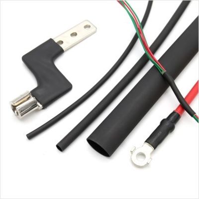 Halogen Bebas Dual Wall Adhesive Lining Polyolefin Heat Shrinking Tubing
