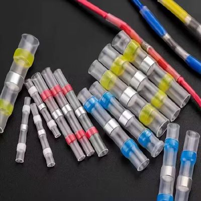 High Flame Retardant Tin Ring Solder Heat Shrink Insulation Termination Dengan Dilindungi Baik