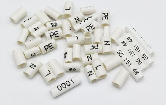 Aksesoris Kabel Listrik Custom Cross Liked Polyolefin Identification Tube Heat Shrink Identification Sleeve