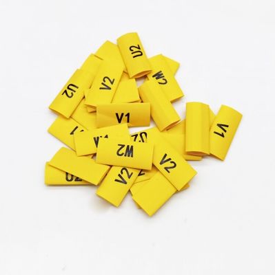 Aksesoris Kabel Listrik Custom Cross Liked Polyolefin Identification Tube Heat Shrink Identification Sleeve