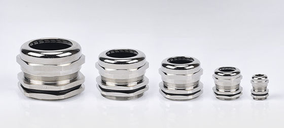 M12X1.5 ((3-6.5) Waterproof Nikel berlapis kuningan Kabel Gland IP68 Kabel Konektor