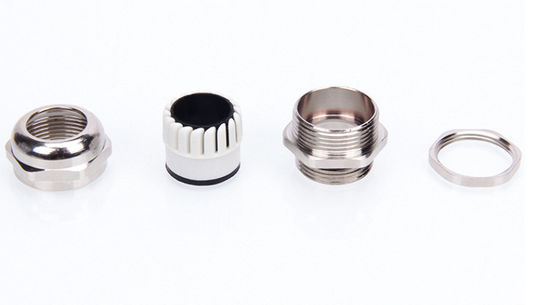 M12X1.5 ((3-6.5) Waterproof Nikel berlapis kuningan Kabel Gland IP68 Kabel Konektor