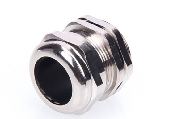 M25X1(10-14) Nikel dilapisi kuningan kabel kelenjar IP68 Waterproof Connector